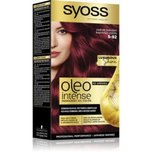 Syoss Oleo Intense Culoare permanenta pentru par cu ulei culoare 5-92 Bright Red 1 buc-Țena