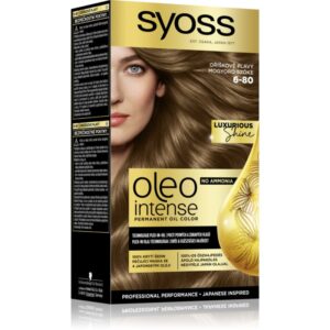 Syoss Oleo Intense Culoare permanenta pentru par cu ulei culoare 6-80 Hazelnut Blond 1 buc-Țena