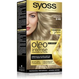 Syoss Oleo Intense Culoare permanenta pentru par cu ulei culoare 8-05 Beige Blond 1 buc-Țena