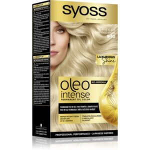 Syoss Oleo Intense Culoare permanenta pentru par cu ulei culoare 9-10 Bright Blond 1 buc-Țena