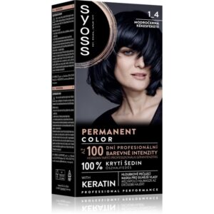 Syoss Permanent Color Culoare permanenta pentru par culoare 1_4 Blue Black 1 buc-ro