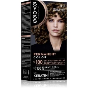 Syoss Permanent Color Culoare permanenta pentru par culoare 5_8 Hazelnut Brown 1 buc-Țena