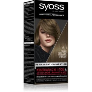 Syoss Permanent Color Culoare permanenta pentru par culoare 6_1 Natural Dark Blond 1 buc-Țena