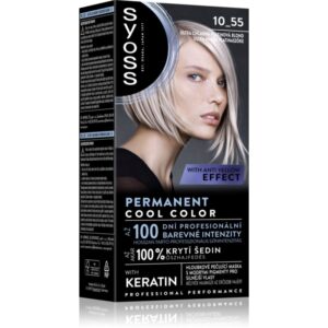 Syoss Permanent Cool Color Culoare permanenta pentru par culoare 10_55 Ultra Platinum Blond 1 buc-ro