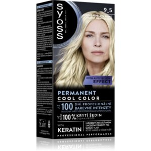 Syoss Permanent Cool Color Culoare permanenta pentru par culoare 9_5 Frozen Pearl Blonde 1 buc-ro