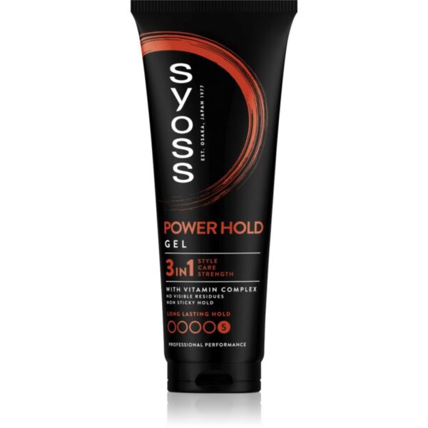 Syoss Power Hold gel de modelare cu fixare foarte puternica 250 ml-Țena