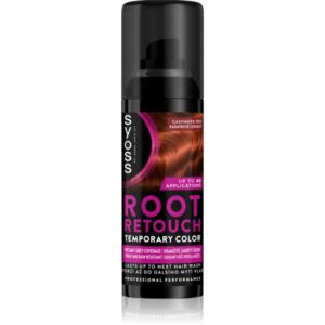 Syoss Root Retoucher culoare de uniformizare pentru rădăcini Spray culoare Cashmere Red 120 ml-Țena