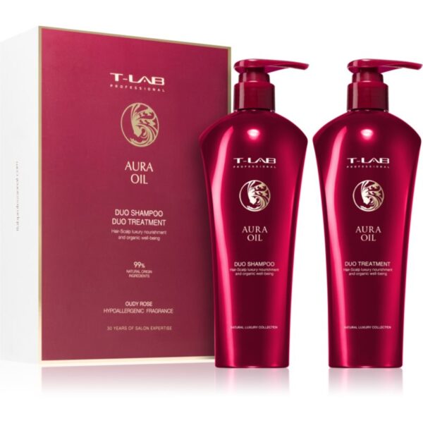 T-LAB Professional Aura Oil set cadou nutritie si hidratare-ro