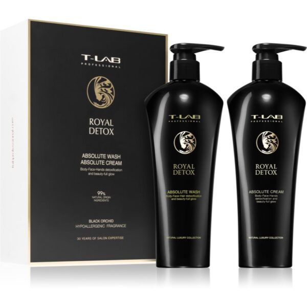 T-LAB Professional Royal Detox Body set cadou de par si de corp-Țena