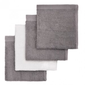 T-TOMI BIO Bamboo Baby Washcloths Balsam de spalat Grey 25 x 25 cm 4 buc-ro