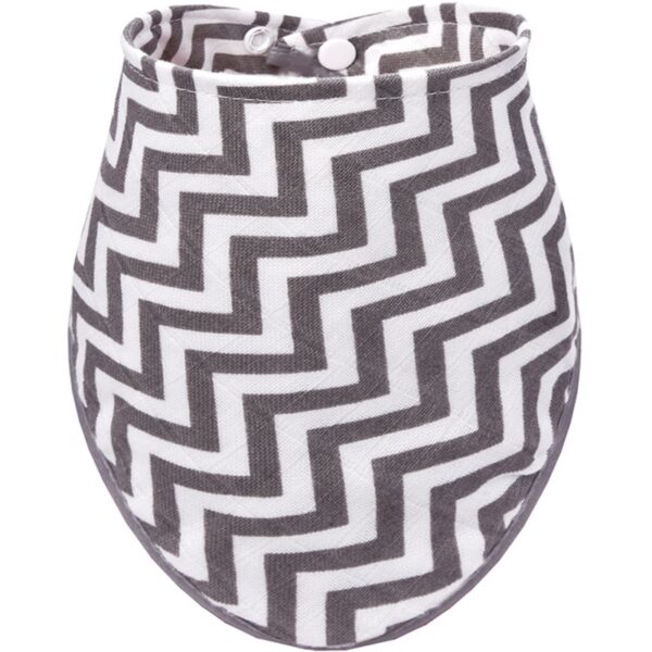 T-TOMI BIO Bamboo Bibs Grey Roofs bavețică 42x27 cm 1 buc-Țena