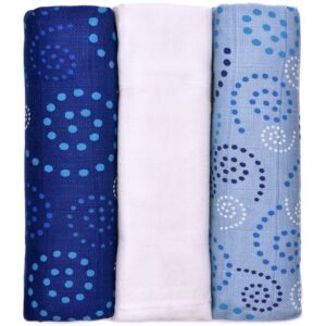 T-TOMI BIO Bamboo Diapers scutece textile Spirales 70x70 cm 3 buc-Țena