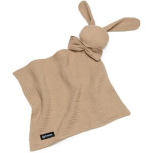 T-TOMI BIO Muslin Cuddle Cloth jucărie de adormit Beige 30x30 cm 1 buc-ro