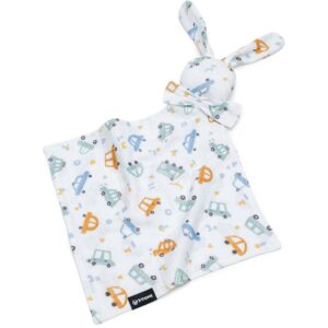 T-TOMI BIO Muslin Cuddle Cloth jucărie de adormit Traffic 1 buc-ro
