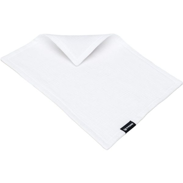 T-TOMI BIO Muslin Diaper Under the Head prosop de muselină de pus sub cap White 30 x 40 cm 1 buc-ro