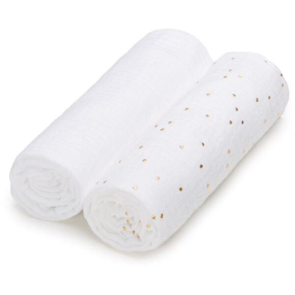 T-TOMI BIO Muslin Diapers scutece textile Sparkle 65x65 cm 2 buc-ro