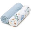 T-TOMI BIO Muslin Diapers scutece textile Traffic 65x65 cm 2 buc-ro