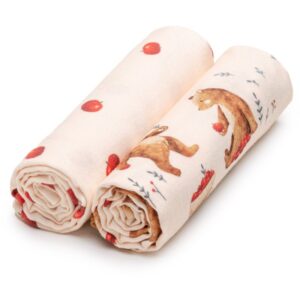 T-TOMI BIO Muslin Diapers scutece textile Very Beary 65x65 cm 2 buc-ro
