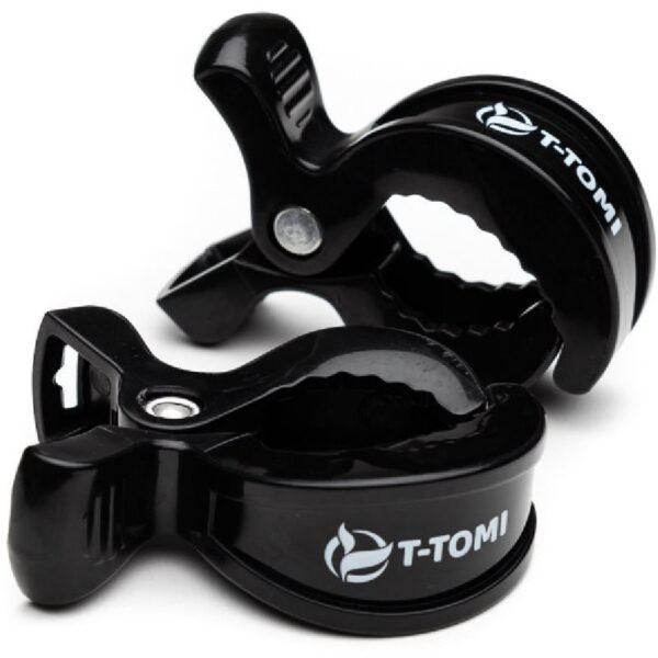 T-TOMI Clip clips pentru suzetă Black 2 buc-ro