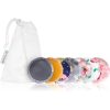 T-TOMI Make-up Removal Pads Set Soft 1 Week dischete demachiante lavabile COLOUR + Laundry Wash Bag 7 buc-ro