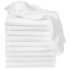 T-TOMI TETRA Cloth Diapers HIGH QUALITY White scutece textile White 70x70 cm 10 buc-Țena