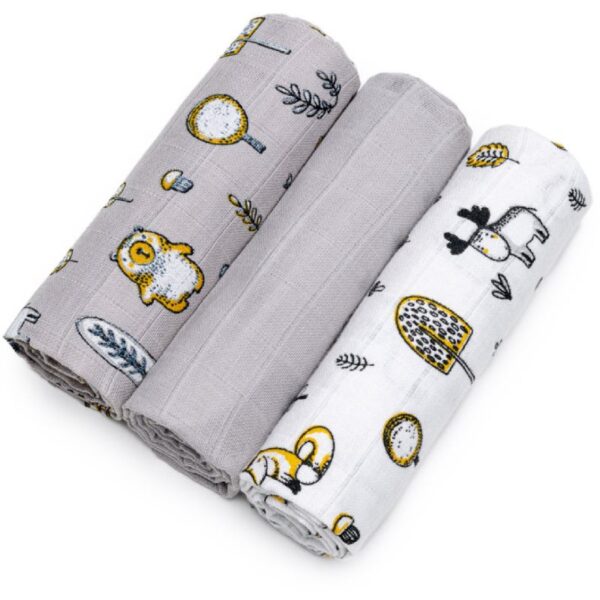T-TOMI TETRA Cloth Diapers HIGH QUALITY scutece textile Forest 70x70 cm 3 buc-ro