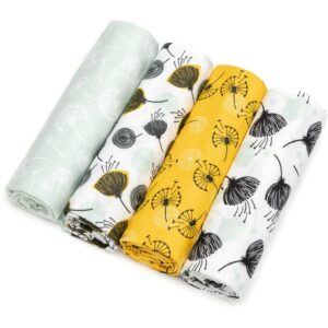 T-Tomi Cloth Diapers Dandelions scutece textile 76x76 cm 4 buc-ro