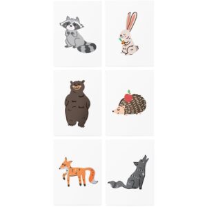 TATTonMe AR Set Forest Animals tatuaj pentru copii 3 y+ 6 buc-ro