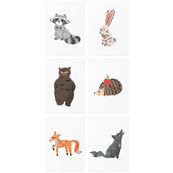 TATTonMe AR Set Forest Animals tatuaj pentru copii 3 y+ 6 buc-ro