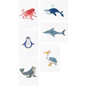 TATTonMe AR Set Ocean Animals tatuaj pentru copii 3 y+ 6 buc-ro