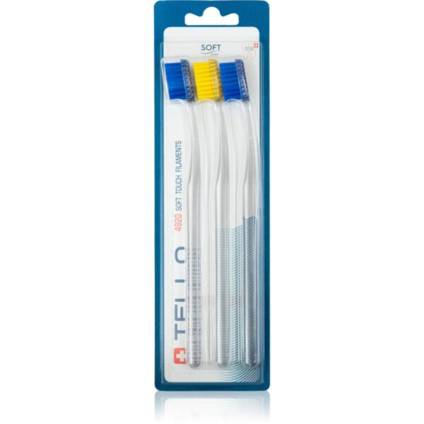 TELLO 4920 Soft 3pack perie de dinti 3 buc-Țena