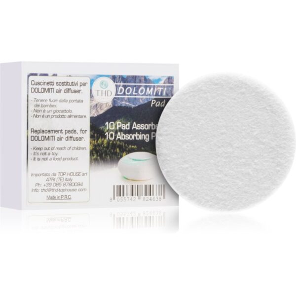 THD Dolomiti Air Absorbing Pads rezervă pentru difuzorul electric Dolomiti Air Portable 10 buc-ro