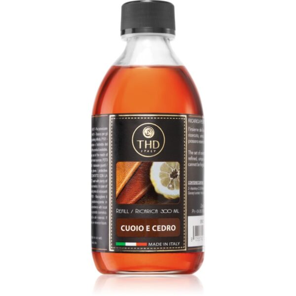 THD Ricarica Cuoio E Cedro reumplere în aroma difuzoarelor 300 ml-Țena
