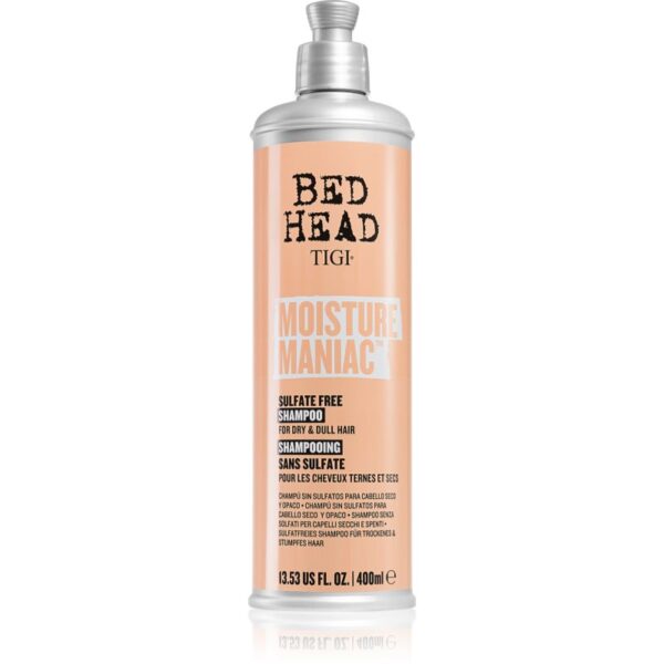 TIGI Bed Head Moisture Maniac Sampon pentru curatare si hranire a parului pentru par uscat 400 ml-ro