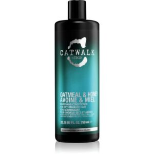 TIGI Catwalk Oatmeal & Honey balsam hranitor pentru păr uscat și deteriorat 750 ml-ro