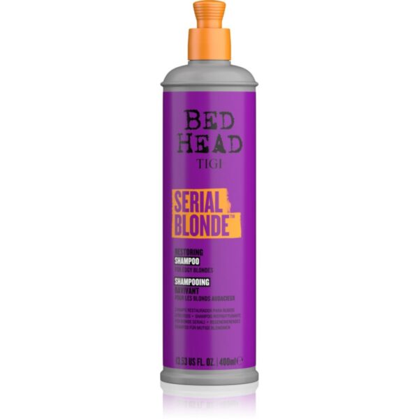 TIGI Serial Blonde Restoring Shampoo șampon regenerator pentru par blond 400 ml-ro