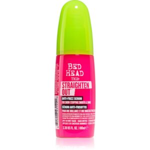 TIGI Straighten Out Anti-Frizz Serum ser netezire pentru un par stralucitor si catifelat 100 ml-Țena