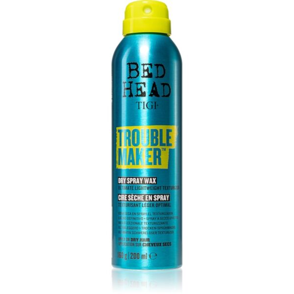 TIGI Trouble Maker Dry Spray Wax ceara pentru styling Spray 200 ml-Țena