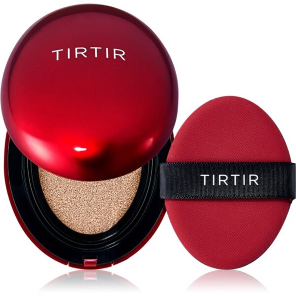 TIRTIR Mask Fit Red Cushion burete cu machiaj de lungă durată cu o protectie UV ridicata culoare 17C Porcelain 18 g-ro