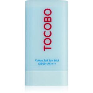 TOCOBO Cotton Soft Sun Stick stick hidratant protector cu efect matifiant SPF 50+ 19 g-Țena