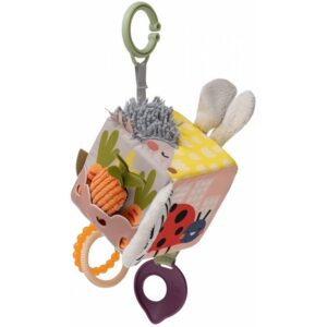 Taf Toys Activity Cube Urban Garden jucărie suspendabilă contrastantă pentru dentiție 1 buc-Țena