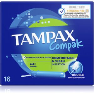 Tampax Compak Super tampoane cu aplicator 16 buc-Țena