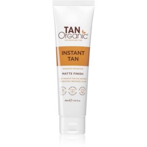 TanOrganic Instant Tan lotiune autobronzanta pentru corp cu efect matifiant 100 ml-ro
