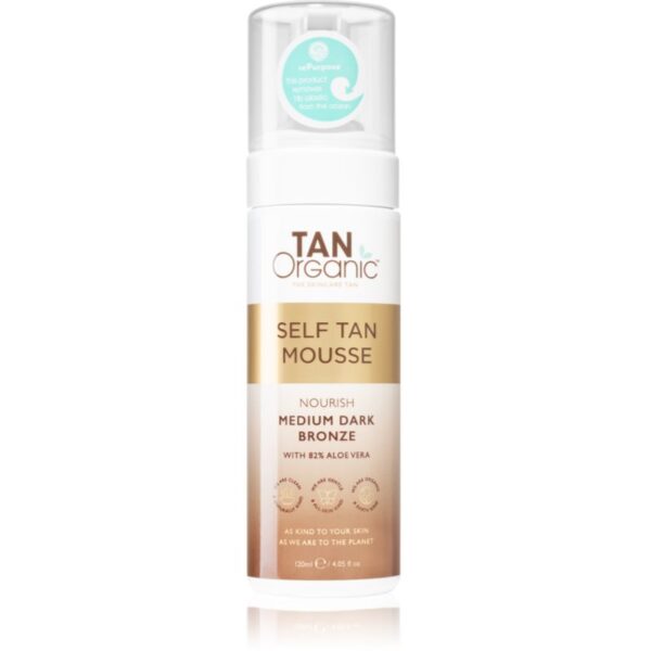 TanOrganic The Skincare Tan spuma autobronzanta culoare Medium Dark Bronze 120 ml-Țena
