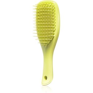 Tangle Teezer Ultimate Detangler Mini perie plata mica pentru păr drept și ondulat Hyper Yellow 1 buc-ro