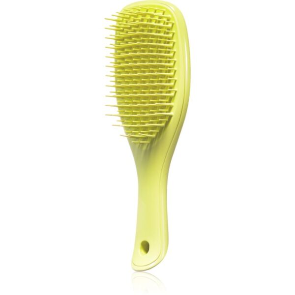 Tangle Teezer Ultimate Detangler Mini perie plata mica pentru păr drept și ondulat Hyper Yellow 1 buc-ro