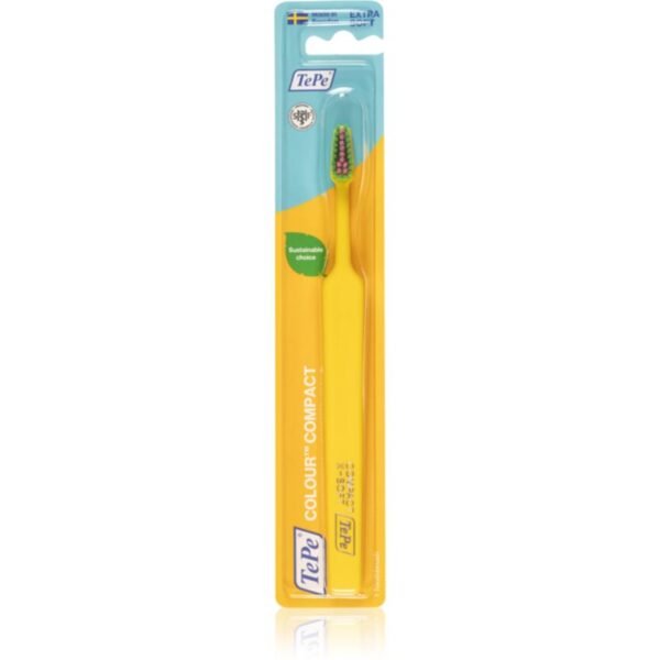 TePe Colour Compact X-Soft perie de dinti Yellow 1 buc-Țena