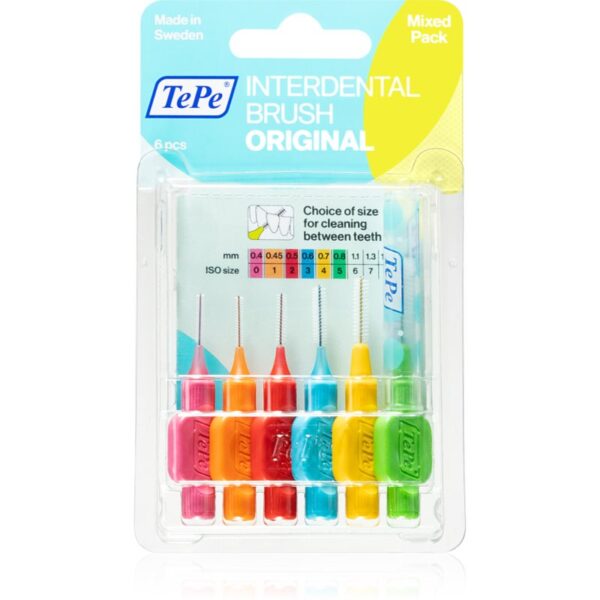 TePe Interdental Brush Original perie interdentara Mix 6 buc-Țena