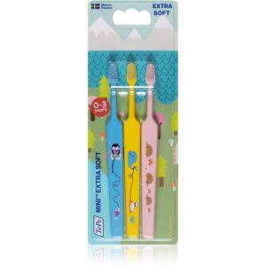TePe Mini 0-3 year periuțe de dinți 3 buc-ro