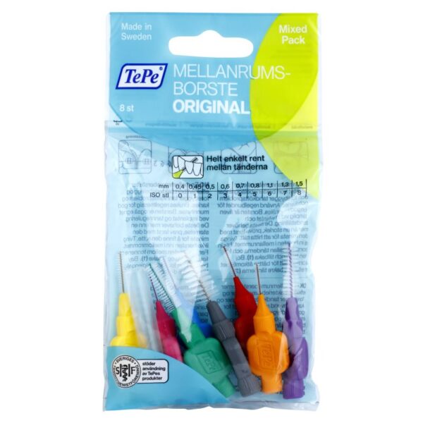 TePe Original perie interdentara amestec 8 buc-ro